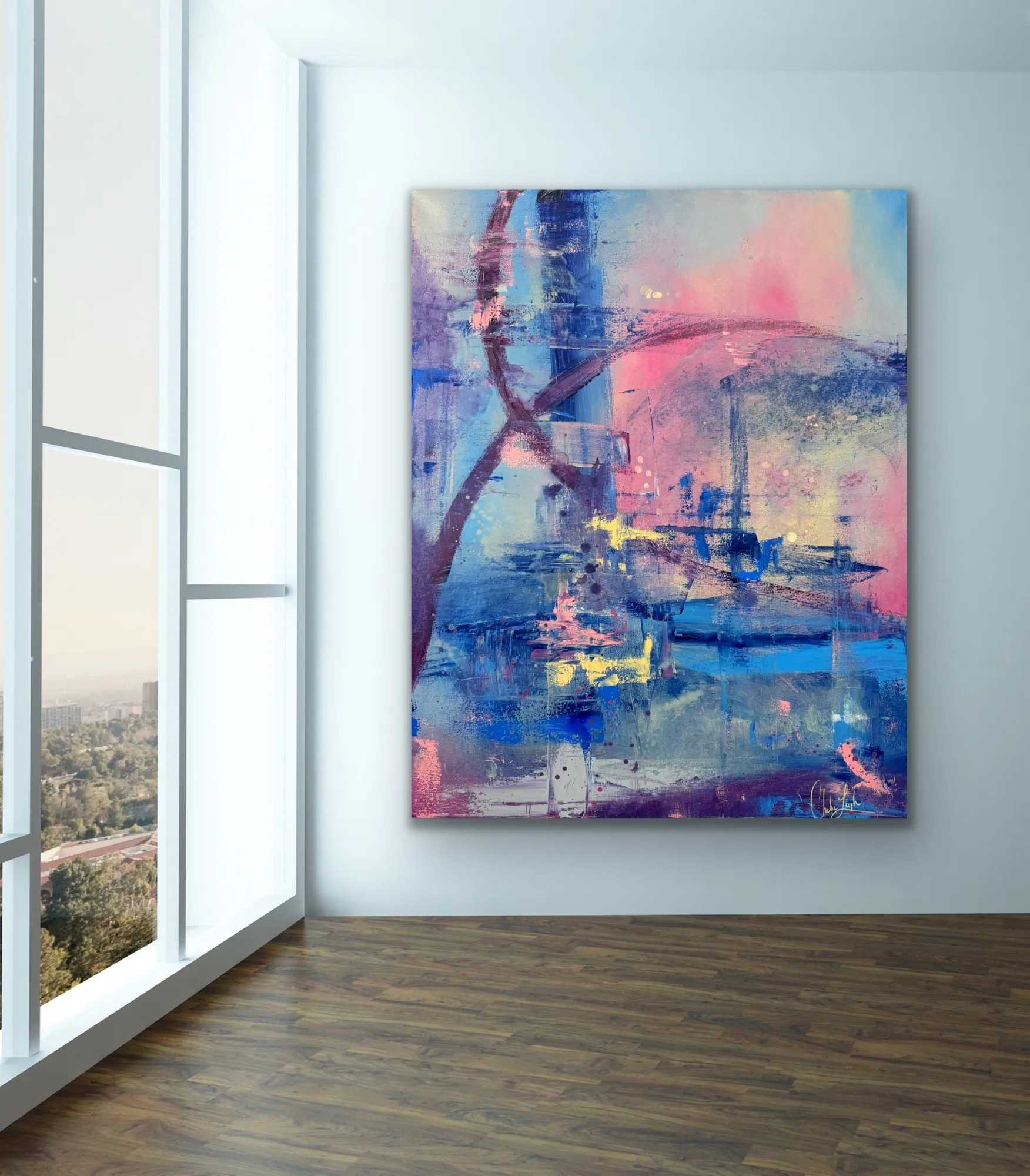 P is for Possibility — acrylic painting by Chelse Leigh