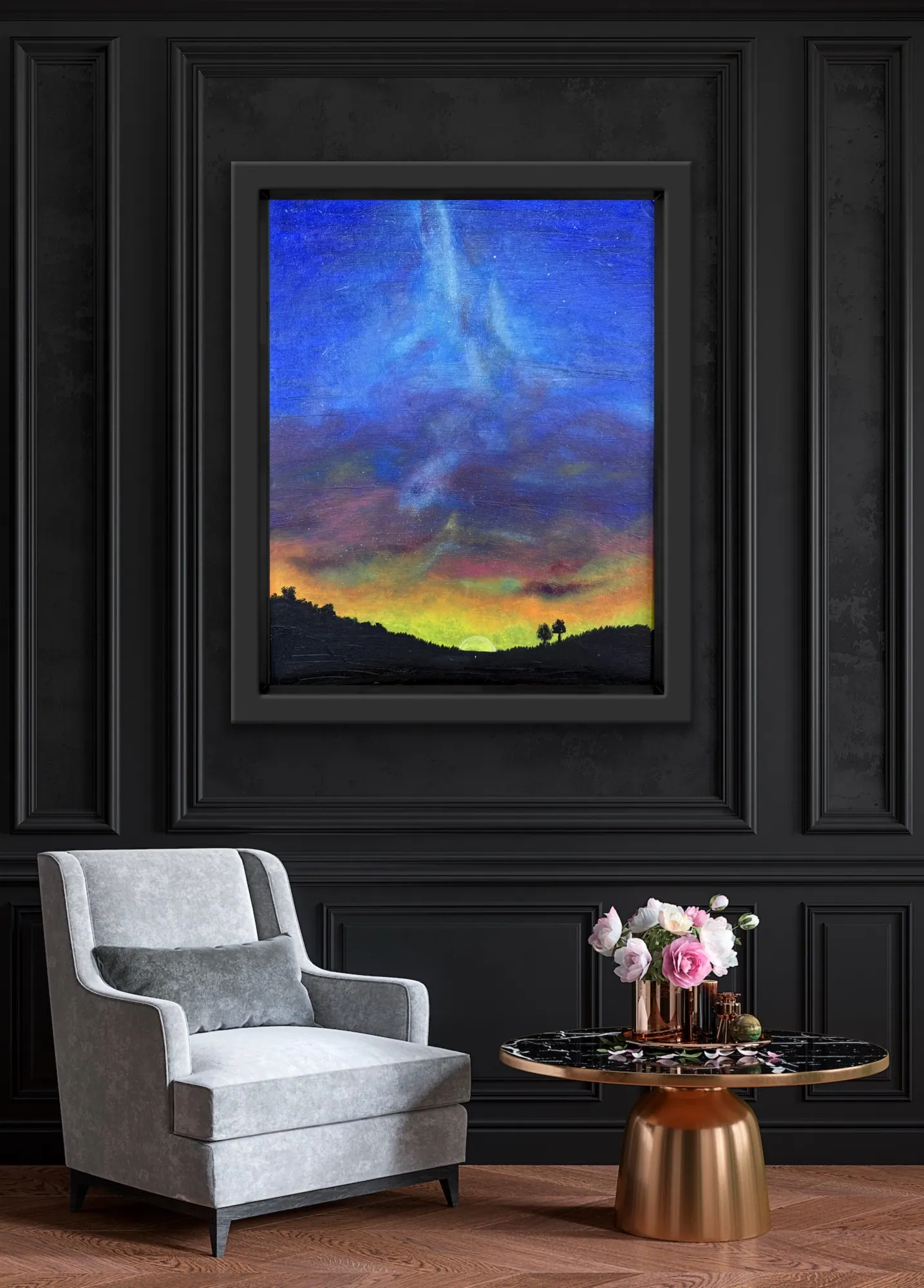 Untitled acrylic painting by Chelse Leigh